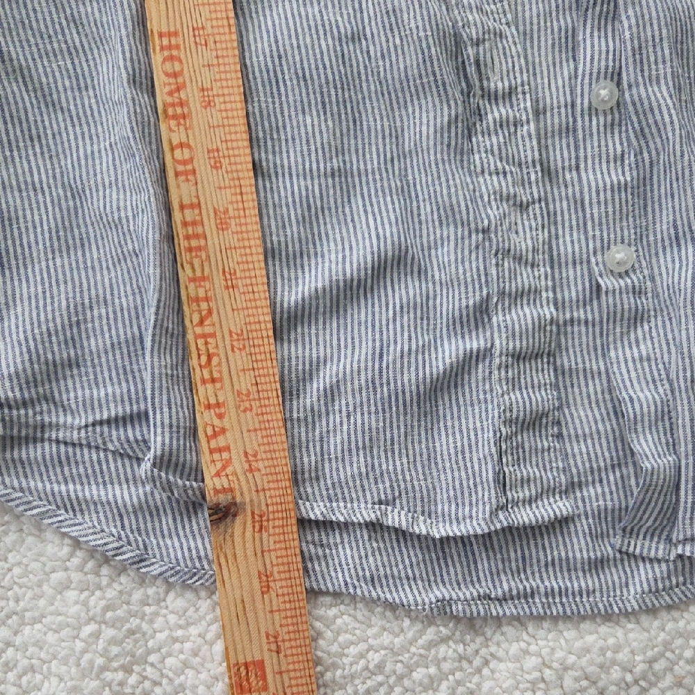 Quince 100% European Linen Long Sleeve Shirt Size Small - Picture 4 of 12